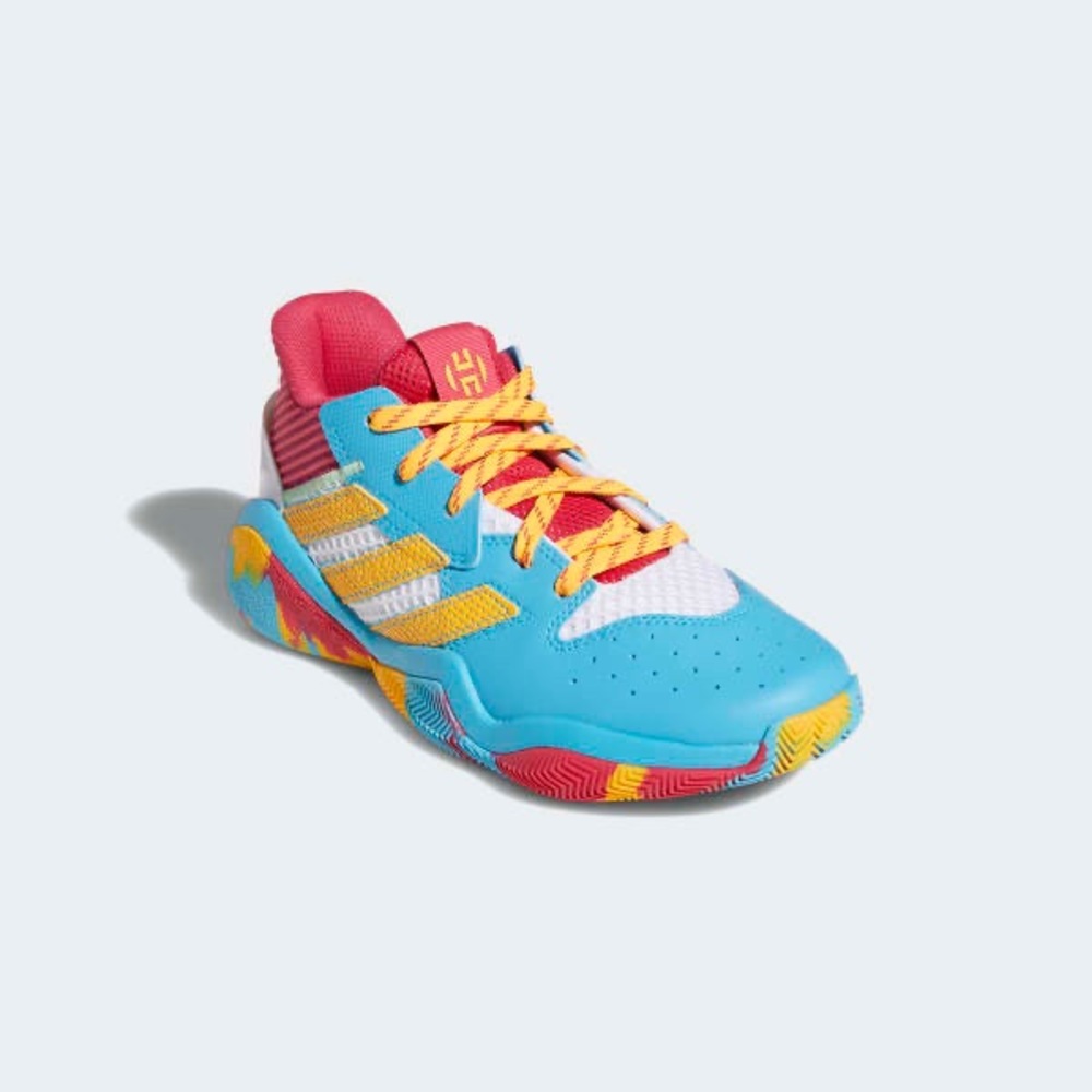 Adidas Harden Step-Back J ‘Cyan Solar Gold’ Sz 5